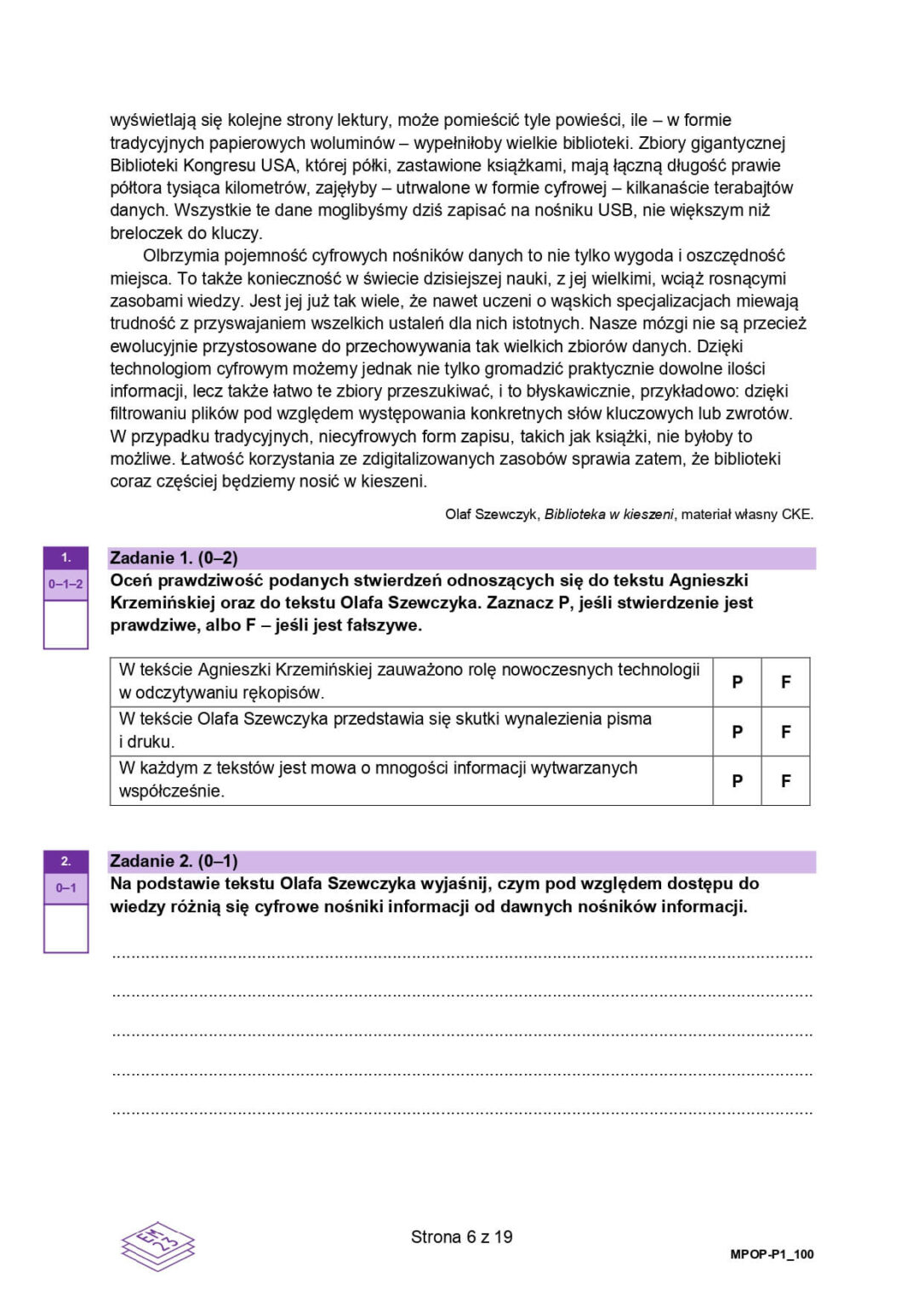 matura polski 2026 - matura arkusz