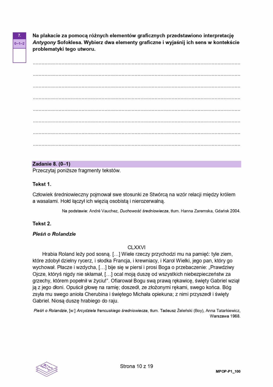 matura polski 2026 - matura arkusz