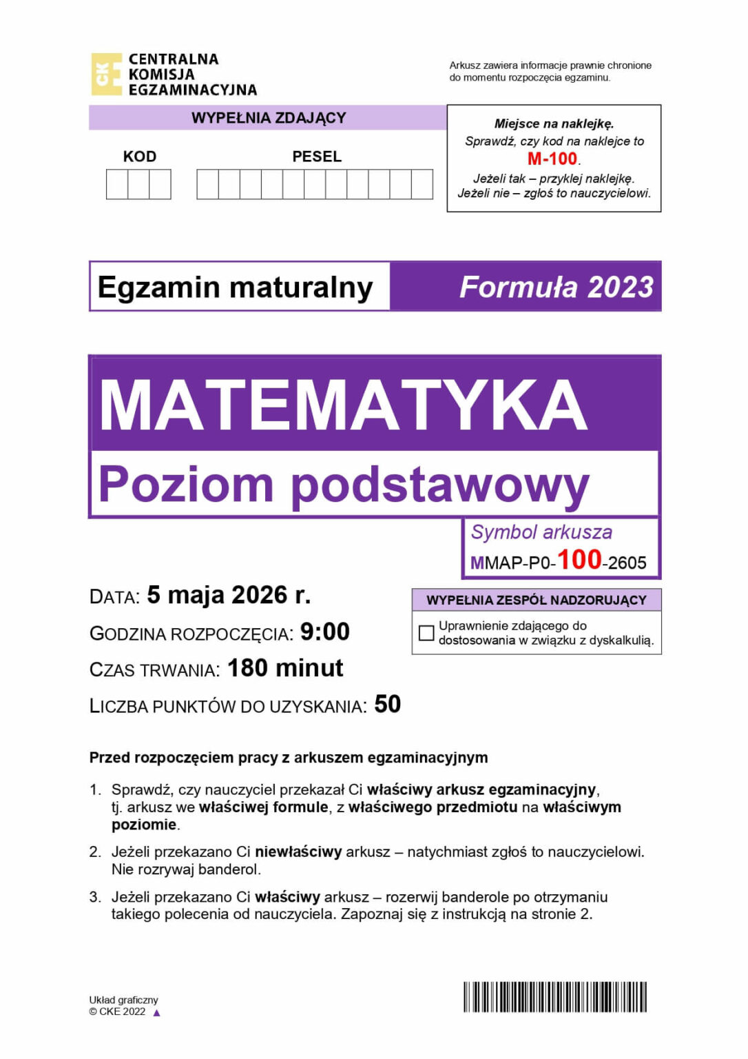 matura matematyka 2026 - matura matematyka arkusz odpowiedzi