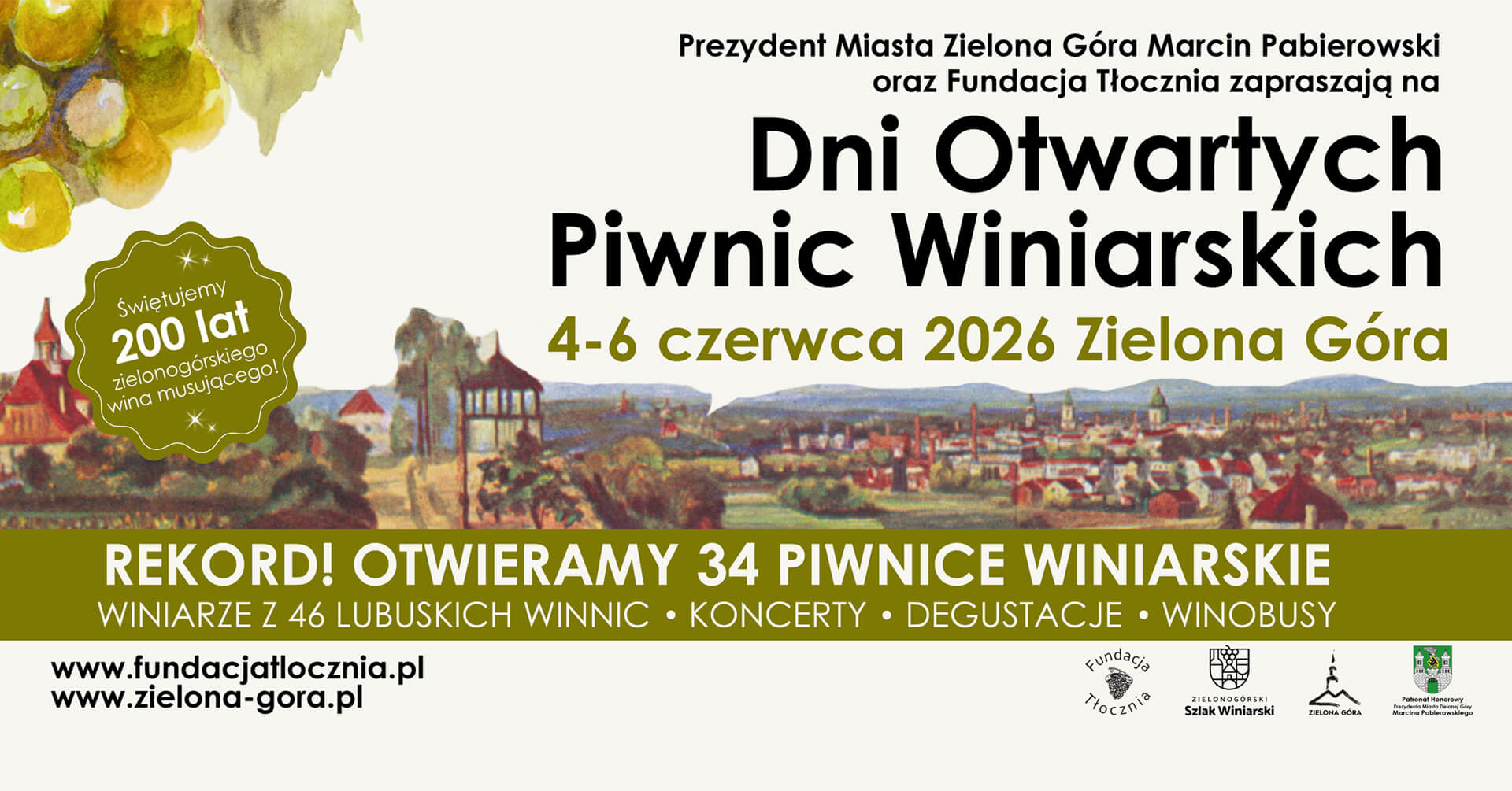 Dni Otwartych Piwnic Winiarskich Zielona Góra - winnice Zielona Góra