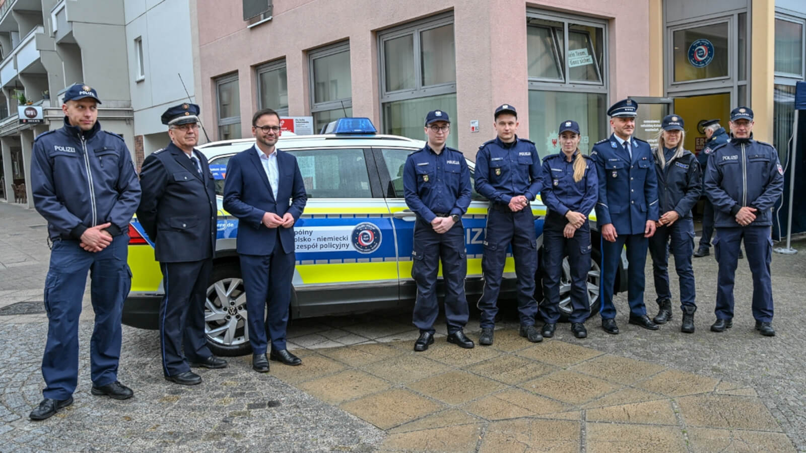 wspólne patrole policji Słubice Frankfurt - policja Polska Niemcy