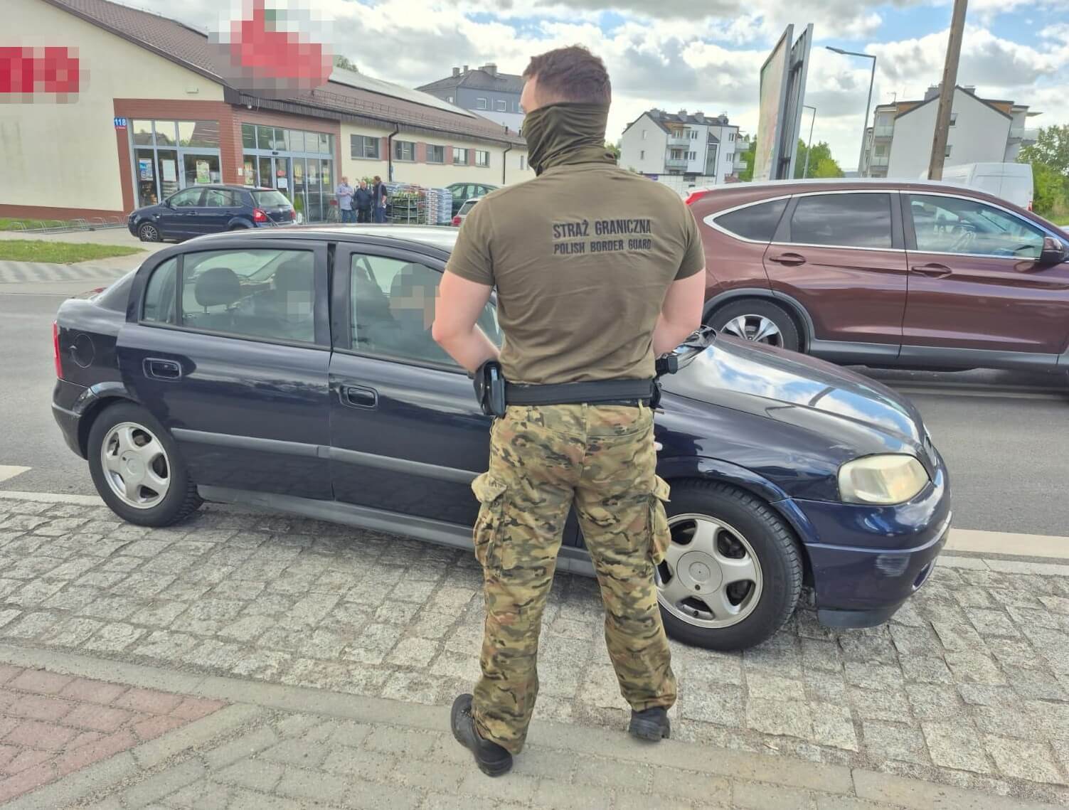 pościg za kurierem migrantów Gubin - nielegalni migranci Niemcy
