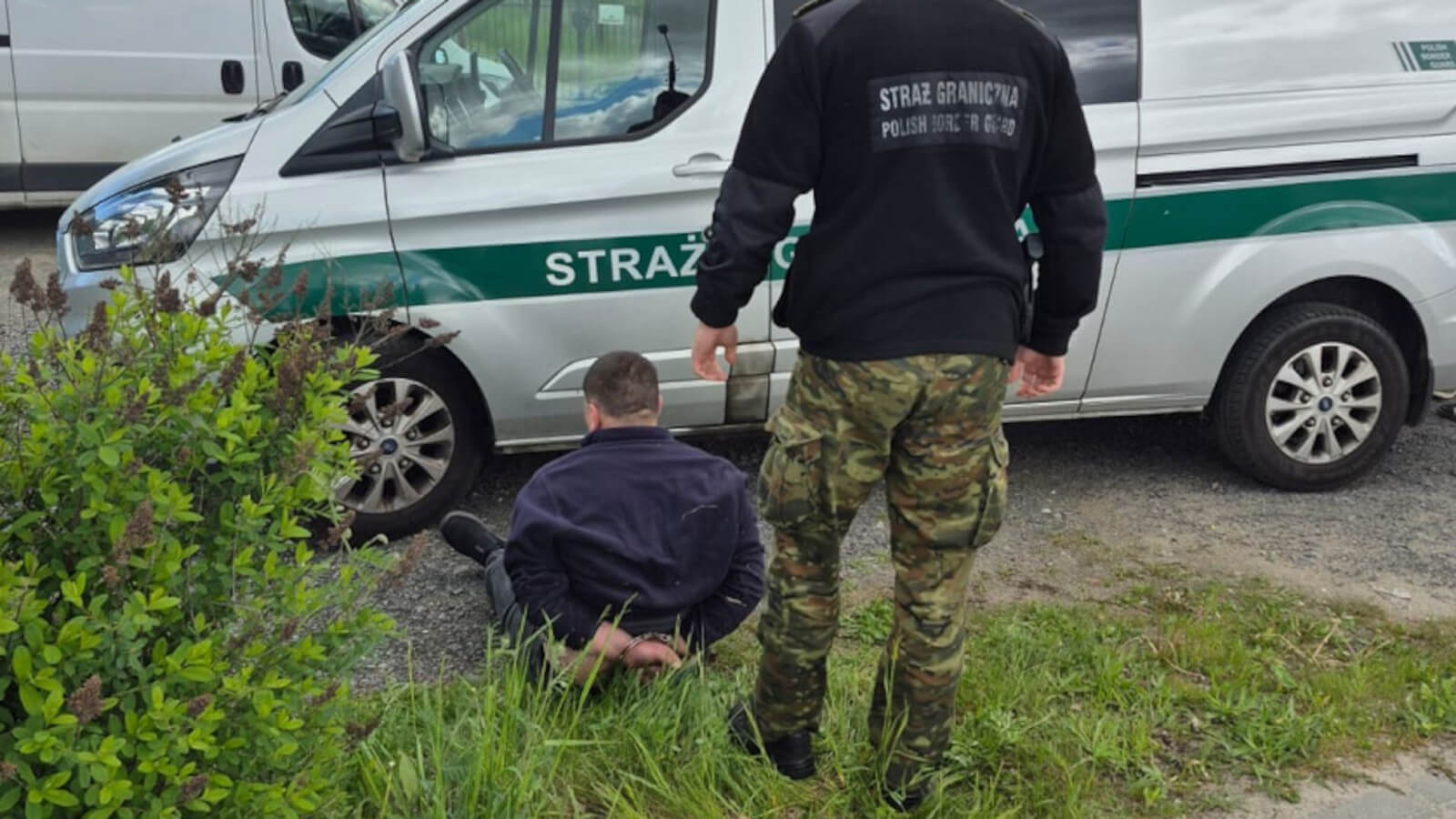 pościg za kurierem migrantów Gubin - nielegalni migranci Niemcy