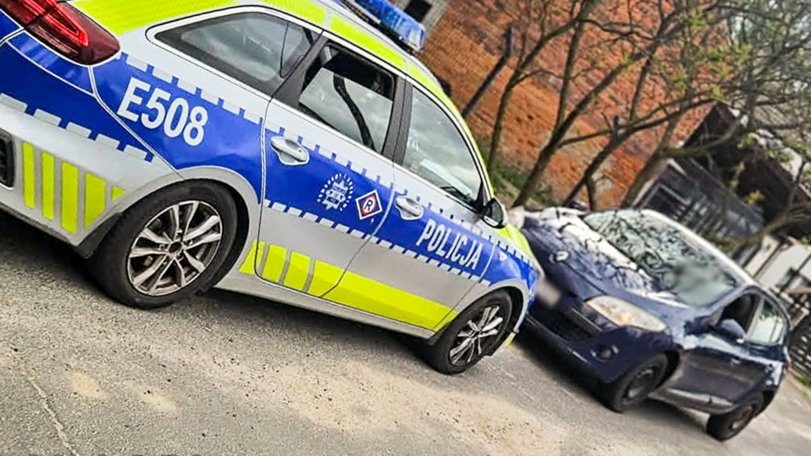 pościg koło Szprotawy - jechał bez prawa jazdy