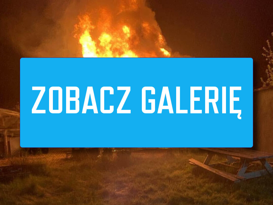 pożar Żagań - pożar budynku
