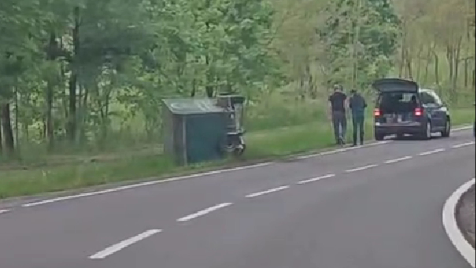 przyczepka odpięła się Zielona Góra - zdarzenie na Jędrzychowskiej