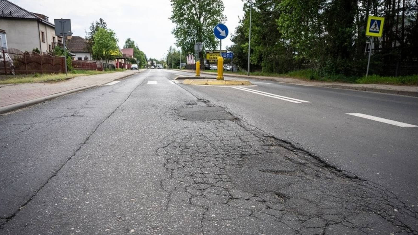 przebudowa ul Poznańska Zielona Góra - remont dróg Zielona Góra
