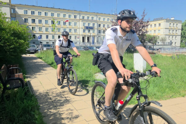 patrole rowerowe Zielona Góra - policja Zielona Góra