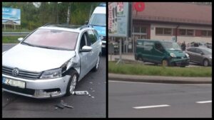 Zderzenie na DK27 pod Zieloną Górą. Jedna osoba poszkodowana
