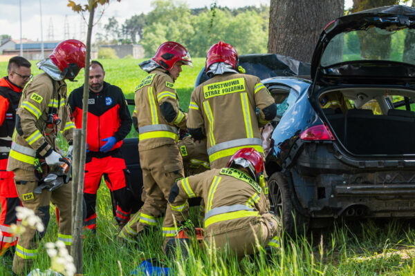 wypadek na DK32 - Wypadek koło Zielonej Góry