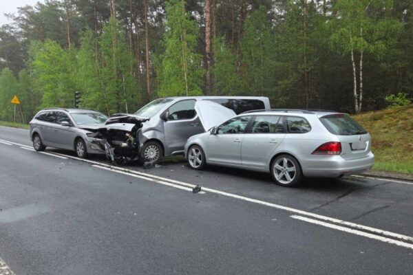 wypadek DK32 Zielona Góra - zakaz prowadzenia pojazdów