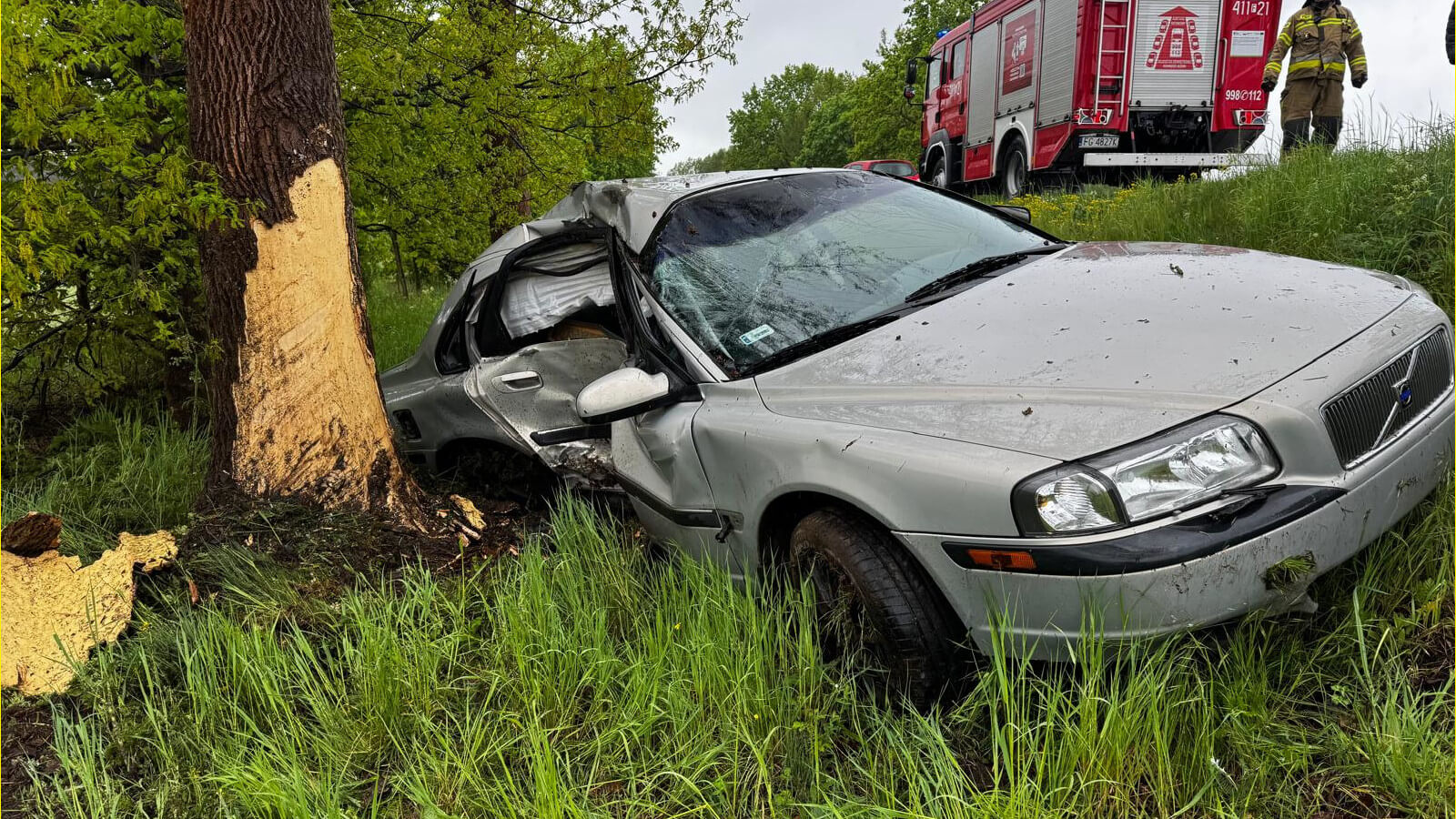 wypadek DW138 Małuszów - wypadek Sulęcin