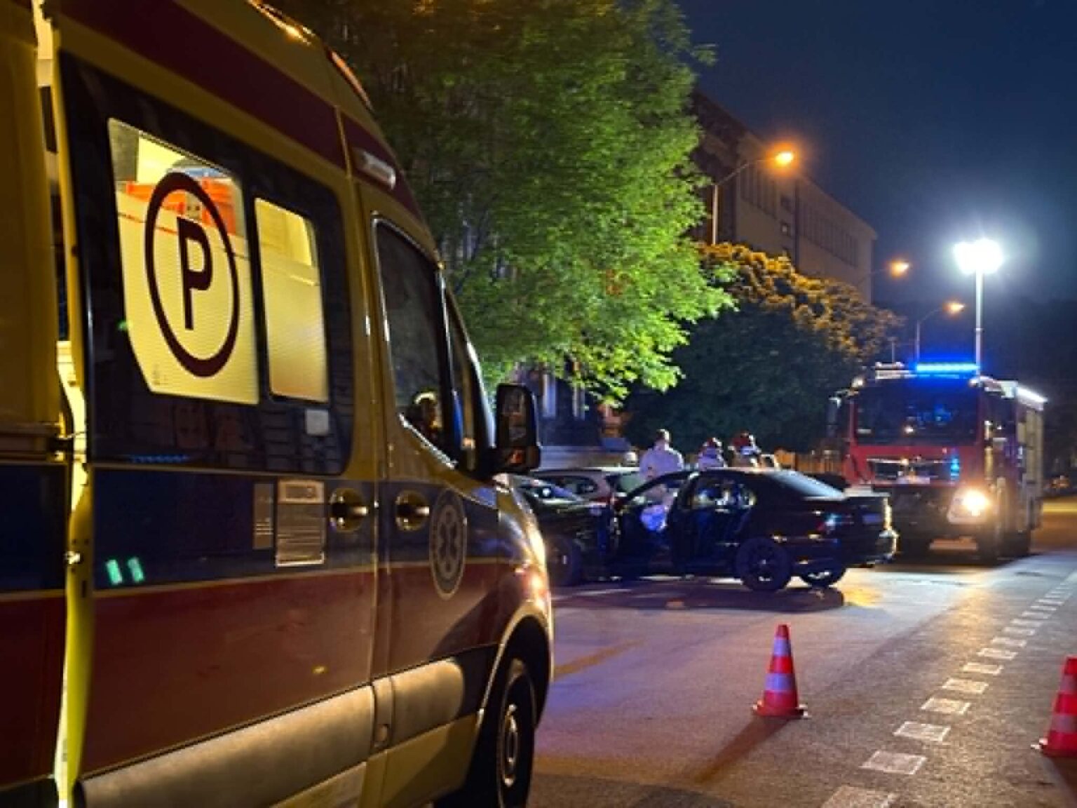 wypadek Gorz&oacute;w Wielkopolski - sprawca uciekł z miejsca zdarzenia