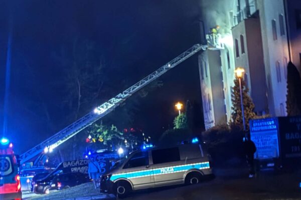Pożar Zielona Góra - Straż pożarna Zielona Góra