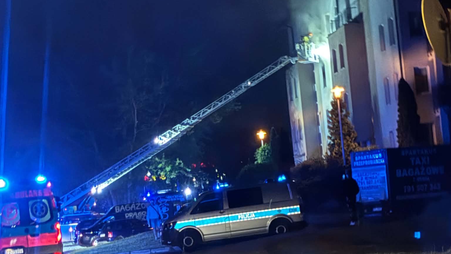 Pożar Zielona Góra - Straż pożarna Zielona Góra