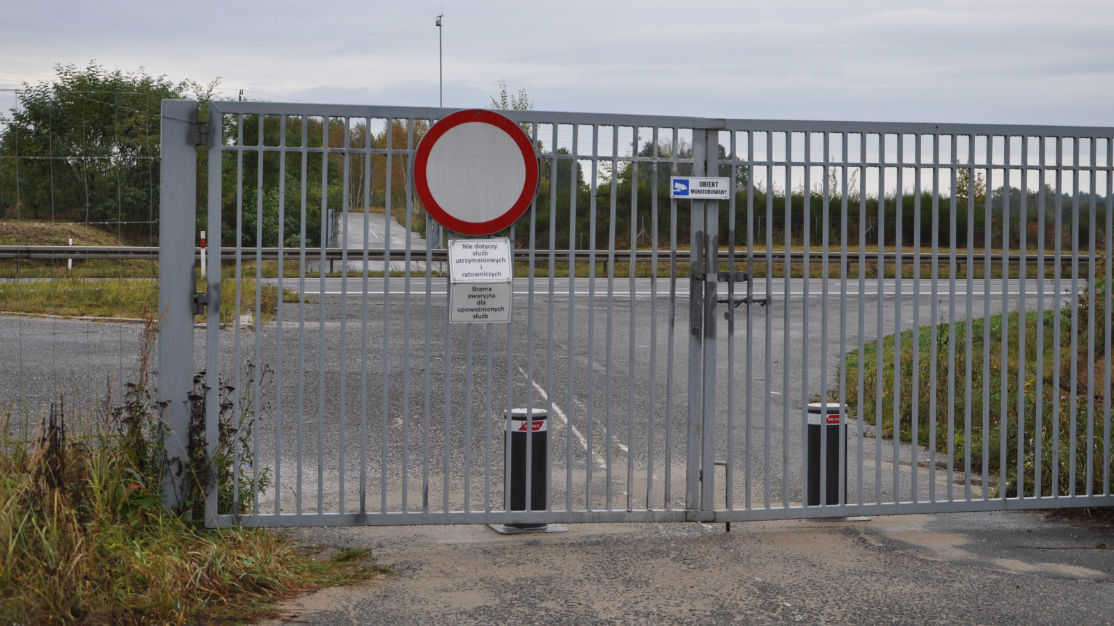 A18 bramy awaryjne - zagrożenie na autostradzie