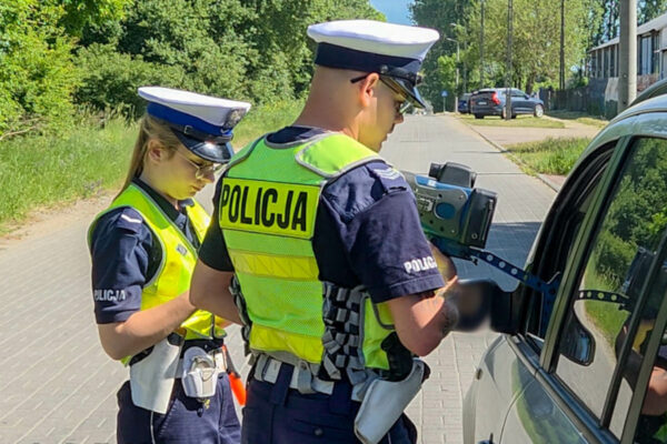 akcja policji Krosno Odrzańskie - przekroczenie prędkości