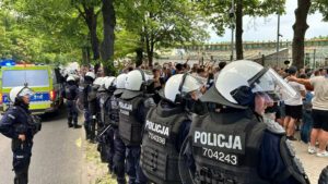 Falubaz Zielona Góra - interwencja policji Zielona Góra