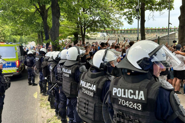 Falubaz Zielona Góra - interwencja policji Zielona Góra
