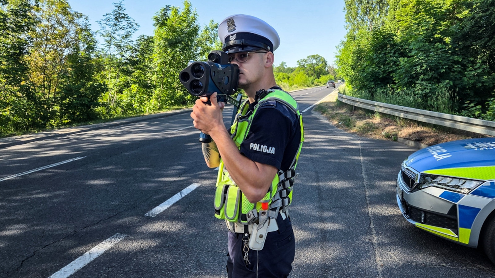 Krajowa Mapa Zagrożeń Bezpieczeństwa - kontrola prędkości Krosno Odrzańskie