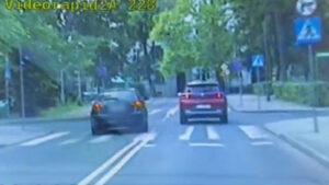 niebezpieczne wyprzedzanie Zielona Góra - stracił prawo jazdy
