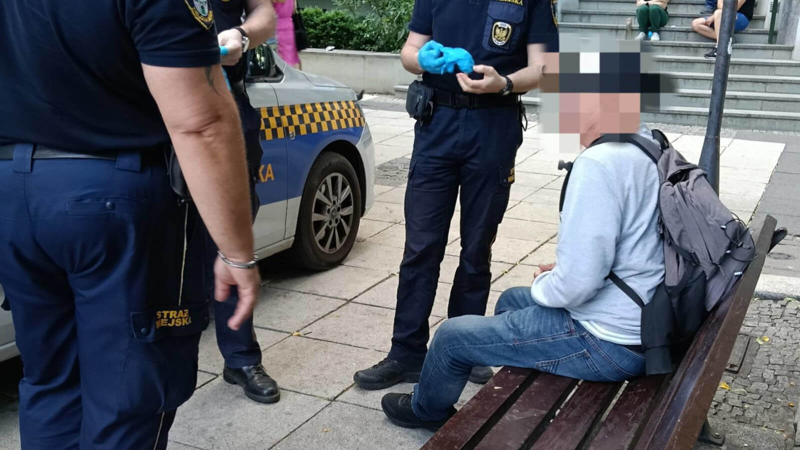 Straż Miejska Zielona Góra - deptak Zielona Góra
