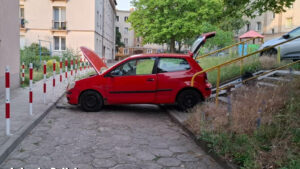 pościg policji Zielona Góra - kradzież paliwa