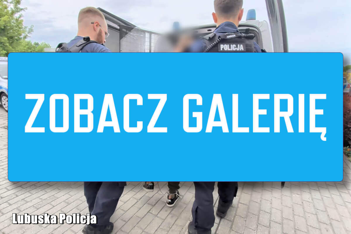 pościg policji Zielona Góra - kradzież paliwa