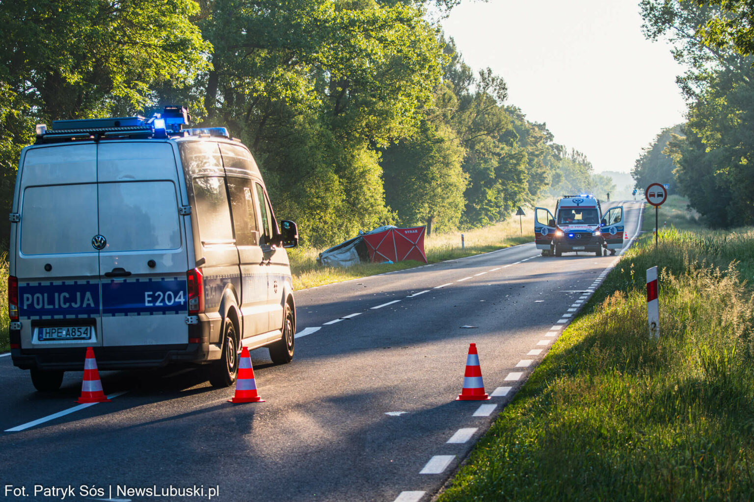 tragiczny wypadek na DK27 - śmiertelny wypadek Świdnica