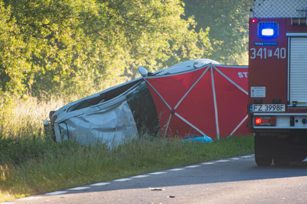 tragiczny wypadek na DK27 - śmiertelny wypadek Świdnica