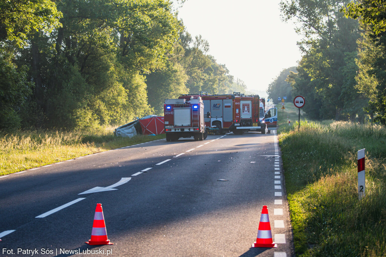 tragiczny wypadek na DK27 - śmiertelny wypadek Świdnica
