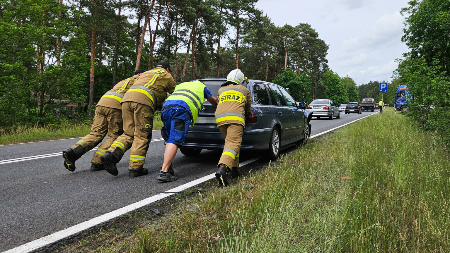Wypadek na DK27 - Wypadek Nowogr&oacute;d Bobrzański