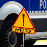 wypadek Sulechów - ranny motocyklista