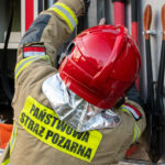 wypadek Zielona Góra - nadział się na płot