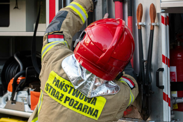 wypadek Zielona Góra - nadział się na płot