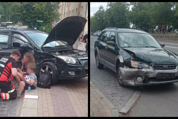 Wypadek Zielona Góra - utrudnienia Zielona Góra