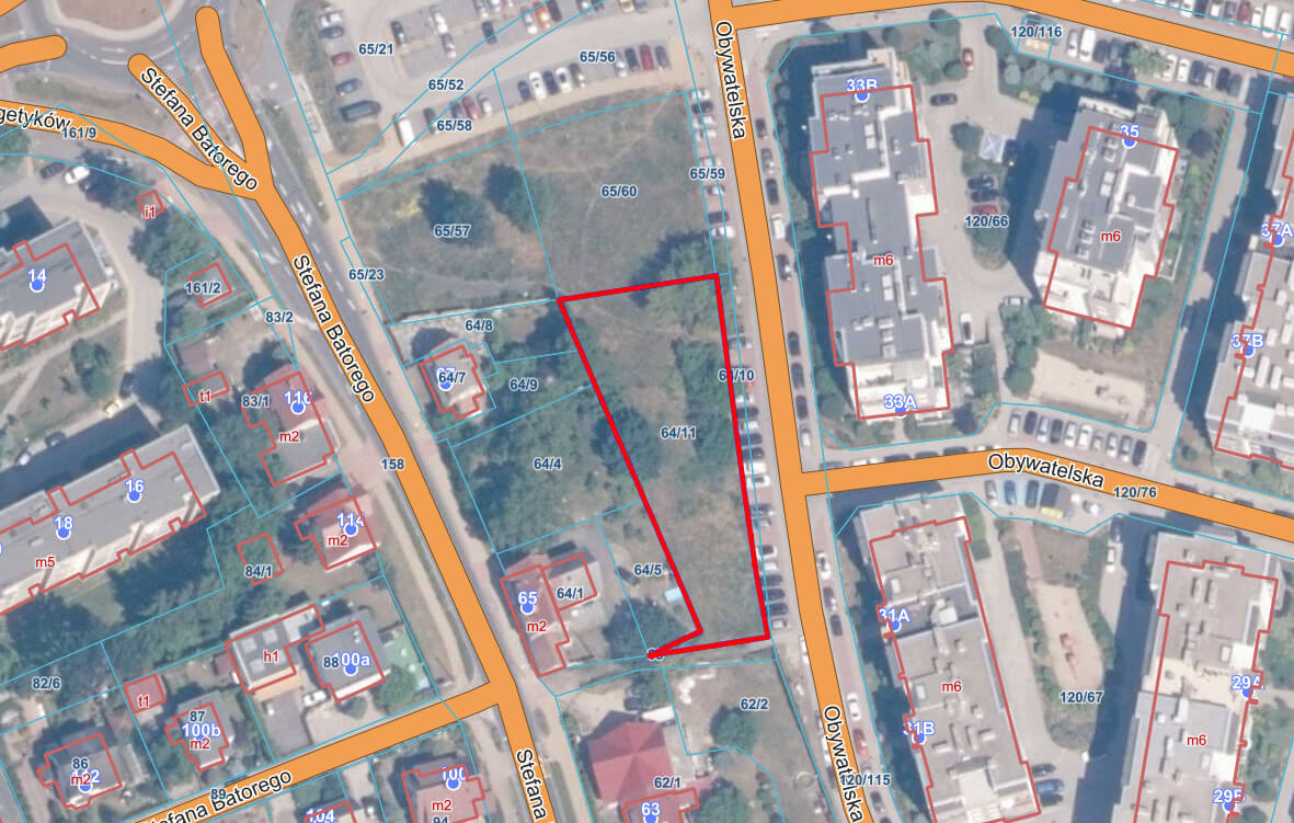 parking Obywatelska Zielona Góra - nowy parking Zielona Góra